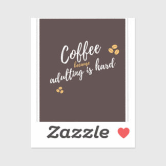 Petits Stickers Minuscules - Café