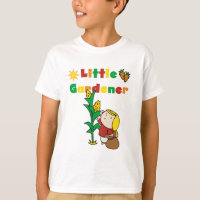 Petits T-shirts et cadeaux de jardinière de fille