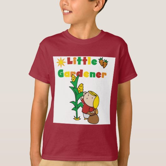 Petits T-shirts et cadeaux de jardinière de fille (Devant)