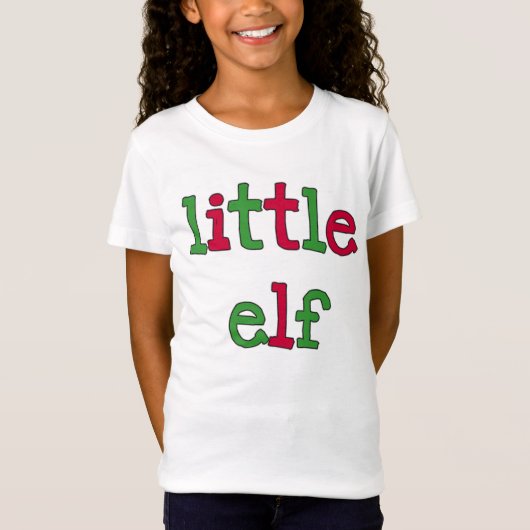 Petits T-shirts et cadeaux de vacances d'Elf (Devant)