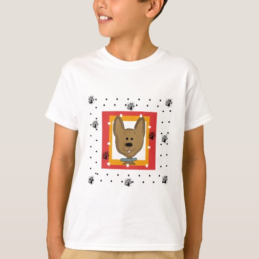 Petits T-shirts et cadeaux Doggie Brown (Devant)