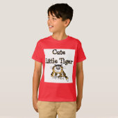Petits T-shirts et cadeaux mignons de tigre (Devant entier)