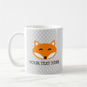 Petits tasses personnalisées avec design de renard (Gauche)