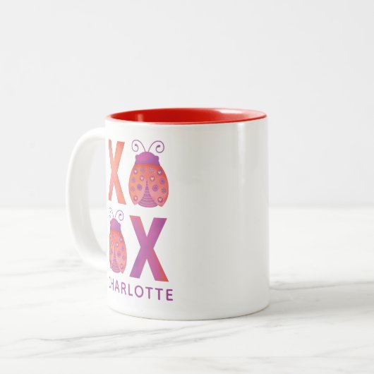 Petits Valentines Jour Café Mug (Devant gauche)
