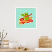 Petits Voyageurs : affiche de crocodile volant (Cuisine)