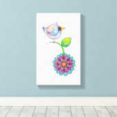 'Petitsa' la toile d'oiseau (Insitu (Plancher de Bois))