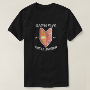Pet'n Ed's Mech Hangar Leaf T-Shirt Dark