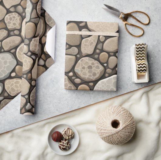 Petoskey Stone Abstract Cadeaupapier (Crafts)