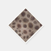 Petoskey Stone Michigan staat steen fossiel Servet (Hoek)