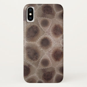 Petoskey Stone Michigan state stone iPhone X Hoesje