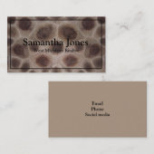 Petoskey Stone Visitekaartje (Voorkant / Achterkant)