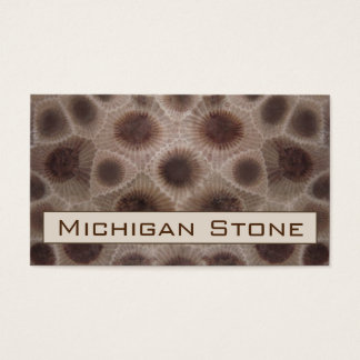 Petoskey Stone Visitekaartje