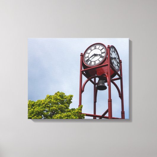 Petosky Tower Clock Canvas Afdruk (Voorkant)