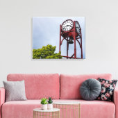 Petosky Tower Clock Canvas Afdruk (Insitu (Woonkamer))