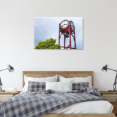 Petosky Tower Clock Canvas Afdruk (Insitu (Slaapkamer))