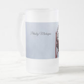 Petosky Tower Clock Frosted Mok (Voorkant links)