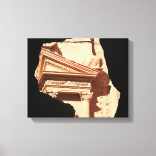 Petra glimp canvas afdruk