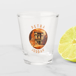 Petra Jordan Retro verontruste cirkel Shot Glas