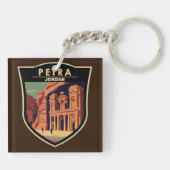 Petra Jordan Travel Art  Sleutelhanger (Achterkant)