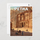 Petra Jordan Travel Briefkaart (Voorkant / Achterkant)