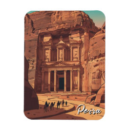 Petra Jordan Travel Magneet