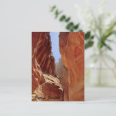 Petra, Jordanië, slot canyon Briefkaart (Staand voorkant)