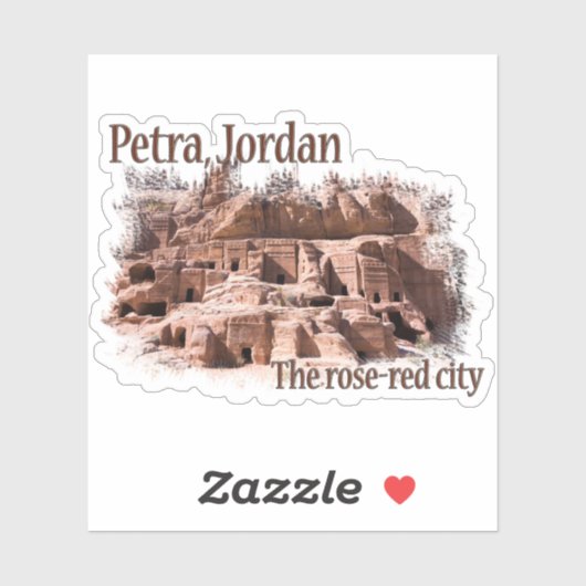 Petra: Roos Red City Sticker (Vel)