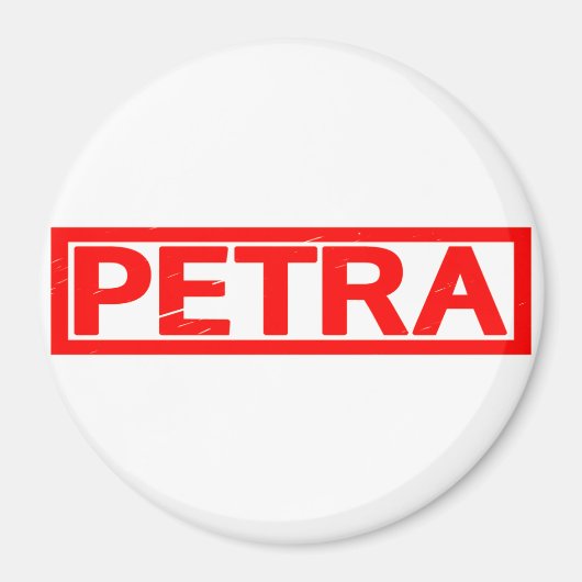 Petra Stamp Magneet (Voorkant)
