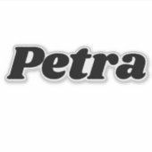 Petra Sticker (Voorkant)