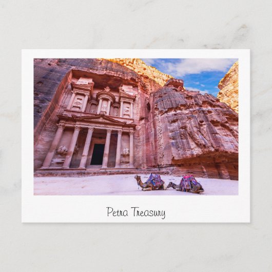 Petra Treasury Briefkaart (Voorkant)