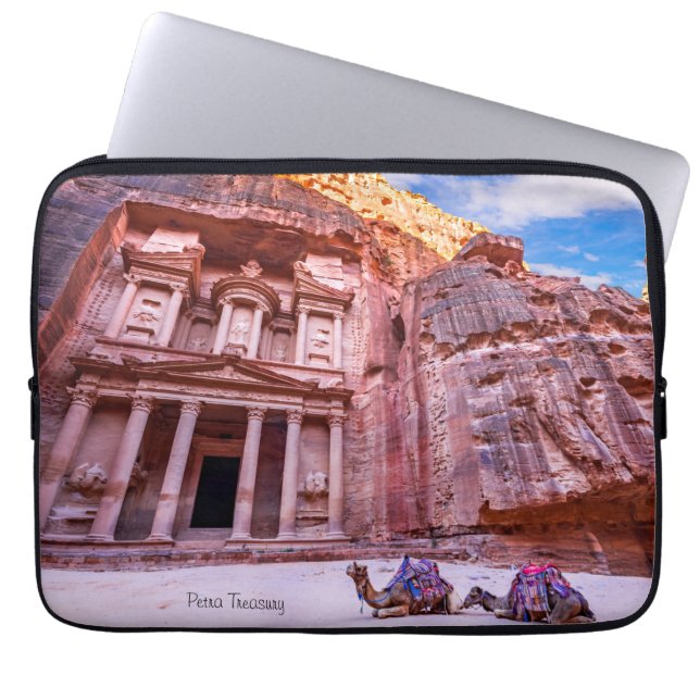 Petra Treasury Laptop Sleeve (Voorkant)