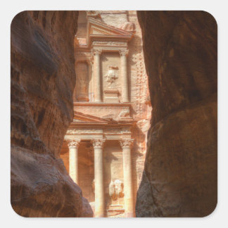 Petra Treasury onthuld Vierkante Sticker