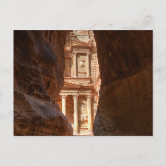 Petra Treasury Revealed Briefkaart (Voorkant)
