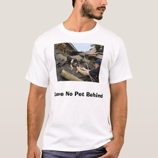petredding, laat geen Pet achter T-shirt (Voorkant)