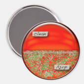 Petri Dish Clean / Lave-vaisselle sale Magnet (Recto/Verso)