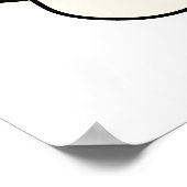 Petri-gebakken Grappige Gefrituurde Ei Pun Poster (Hoek)