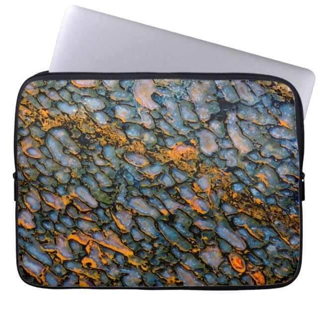 Petrified Dinosaur Bone Laptop Sleeve (Voorkant)