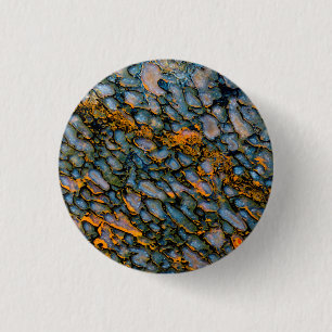 Petrified Dinosaur Bone Ronde Button 3,2 Cm