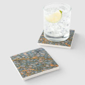 Petrified Dinosaur Bone Stenen Onderzetter (Zijkant)