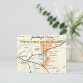 Petrified Forest National Monument  Briefkaart (Staand voorkant)