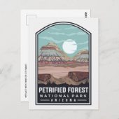  Petrified Forest National Park Arizona Briefkaart (Voorkant / Achterkant)