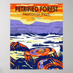 Petrified Forest National Park Arizona  Poster