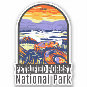 Petrified Forest National Park Arizona  Sticker
