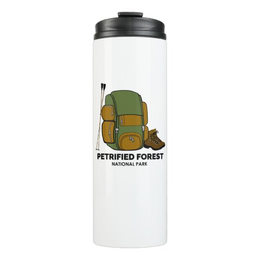 Petrified Forest National Park Backpack Thermosbeker (Voorkant)