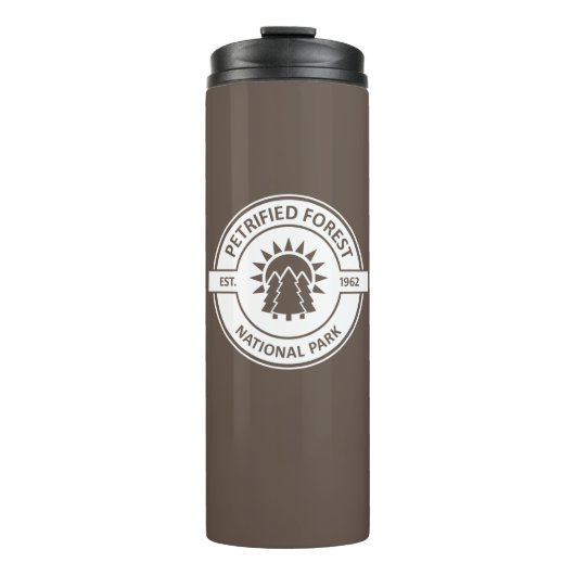 Petrified Forest National Park Sun Trees Thermosbeker (Voorkant)