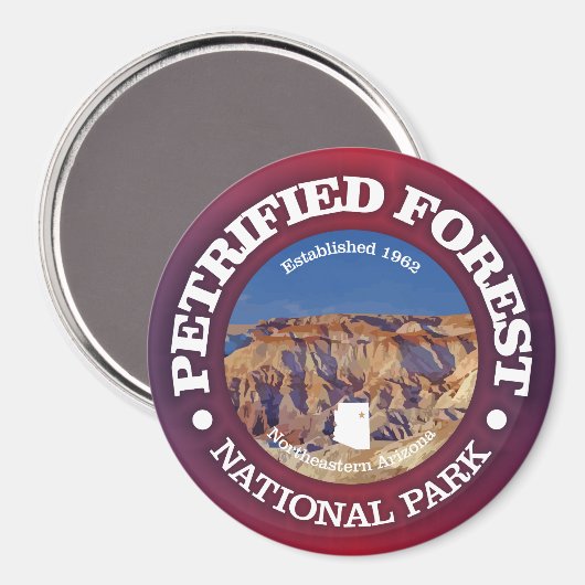 Petrified Forest NP Magneet (Voorkant / Achterkant)