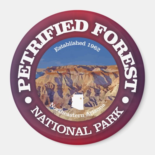 Petrified Forest NP Magneet (Voorkant)