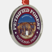 Petrified Forest NP Metalen Ornament (Rechts)