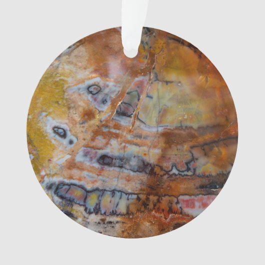 Petrified Wood Brown Ornament (voorkant)