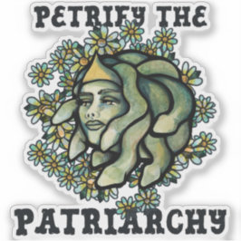 Petrify the Patriarchy Medusa Gorgon Sticker